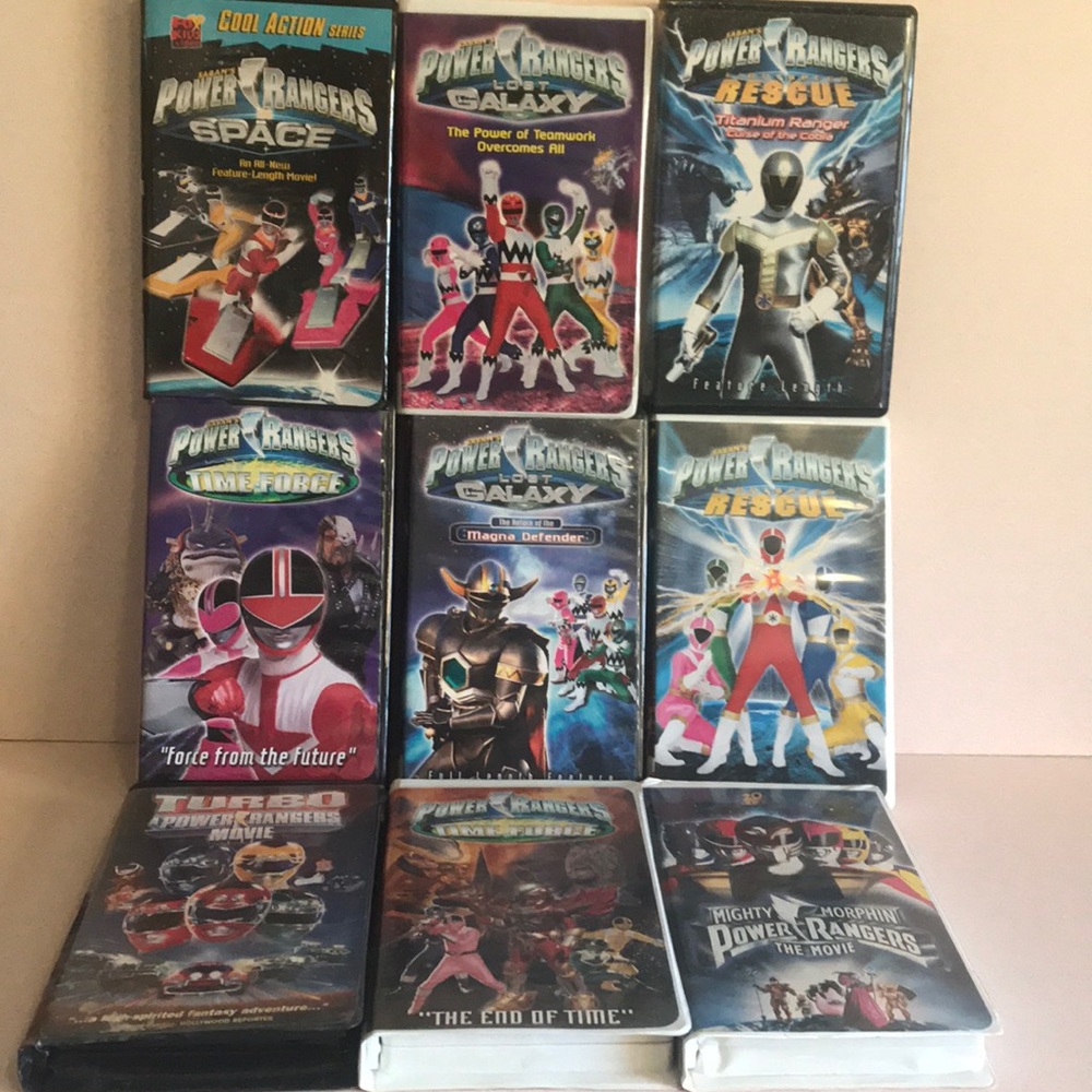 Power Ranger Videos VHS - Picture 1 of 7